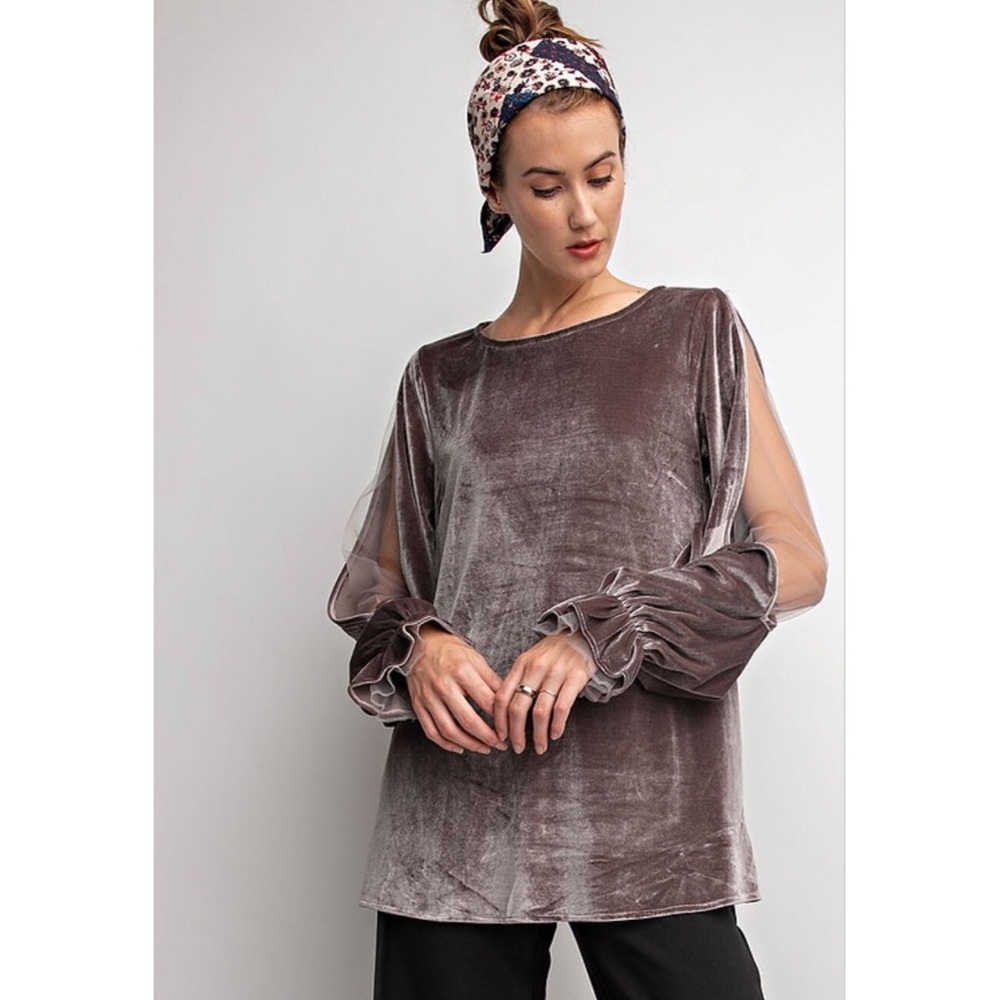 Victorian Velvet Blouse